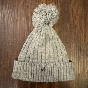 Michael Kors Light Gray Knit Beanie